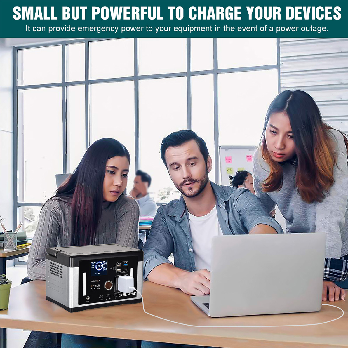 Jenereta Mahiri ya Sola ya 700W Kwa Kuchaji Mwanga wa Dharura